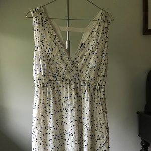 French Connection white sequins dress
